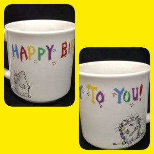 Happy Birthday To You Cat Paint Rainbow LGBT Gay Pride Boynton Mug